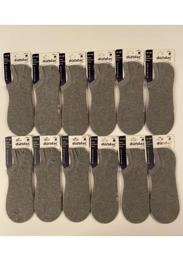 Dündar Plus 5558 Erkek Dikişsiz Sneaker Çorap 12 Adet 001