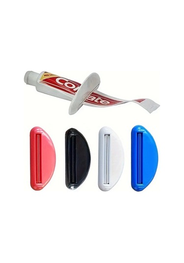 Oldfriend Beyaz Diş Macunu Sıkma Aparatı, Banyo Aksesuarları İçin Plastik Tüp Sıkacağı Beyaz