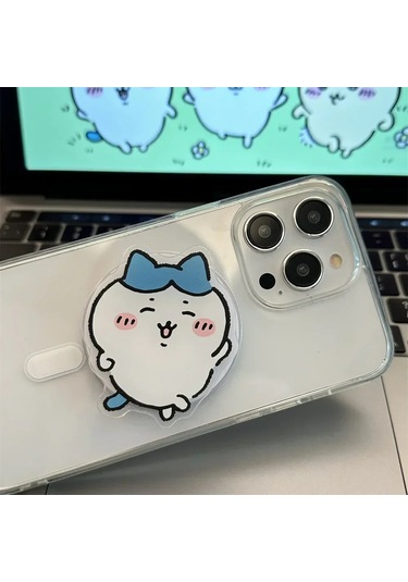 Goldenqian Ins Kore Sevimli Komik Karikatür Magsafe Manyetik Telefon Tutma Tok Standı Iphone 16 S25 Kablosuz Şarj Kutusu Katlanabilir Tutucu M M