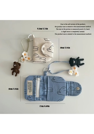 Elmpaly Pembe Fiyonk Çiçekli Zarif Papatya Kartlık Cüzdan Hafif Katlanır