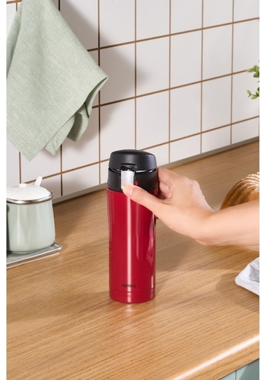 Karaca Pluton Çelik Sızdırmaz Termos Kırmızı 350 ml