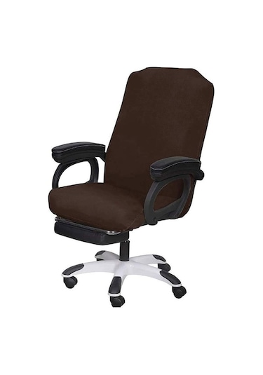 Koyu Kahverengi S/m/l Boyutları Ofis Streç Spandex Sandalye Anti-kirli Bilgisayar Koltuğ Kapak Ofis Koltuğu Koltuk Örtüsü 55794189