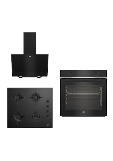 Beko New Black Star BFC 210 S - BOCD T 6011 ES - BDE 6050 S 3 Lü Ankastre Set