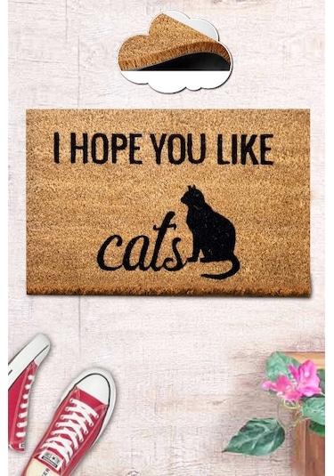 Co Co You Like Cats Doğal Ko ko Paspas,Kıl Kapı Önü Paspası