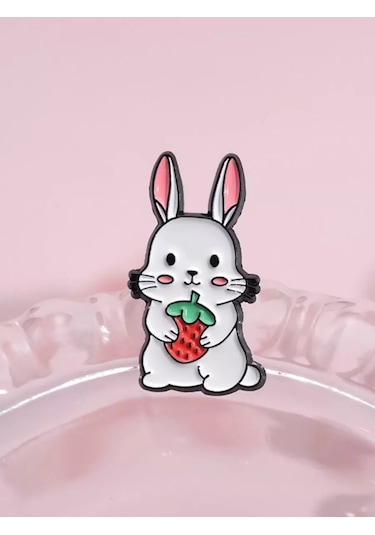 Proshik Broş Tavşan Rozeti 242628800 Siyah