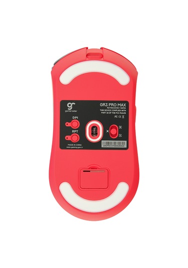 Gameraider Gr3 Pro Max Crimson Flame Pixart 3950 Sensör Kablosuz Gaming Mouse