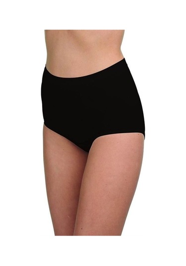 Blackspade 1314 Bayan Essential Yüksek Bel Siyah Slip Külot