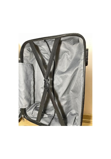 %100 Abs Kullanışlı Darbeye Dayanıklı Ortaboy Valiz Antrasit