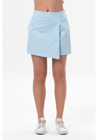 Sinem Gabardin Yazlık Şort Etek Buz Mavi Bmv-buz Mavi Buz Mavi