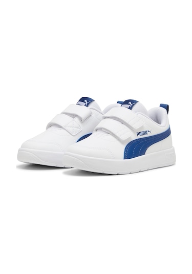 Puma Courtflex V3 V Ps-white-clyde Royal Çocuk Ayakkabı-beyaz-2012 Beyaz