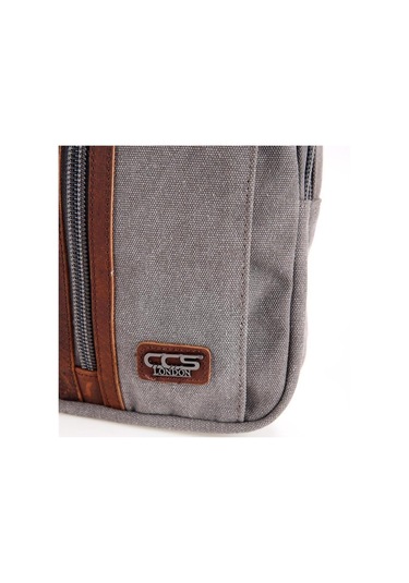 Ççs London 31468 Kanvas Çapraz Çanta Gri