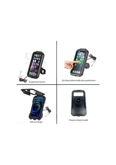 Knmaster TT-900WU Titreşim Engelleyici Kablosuz ve Usb’li Tüm Telefon Tutucu