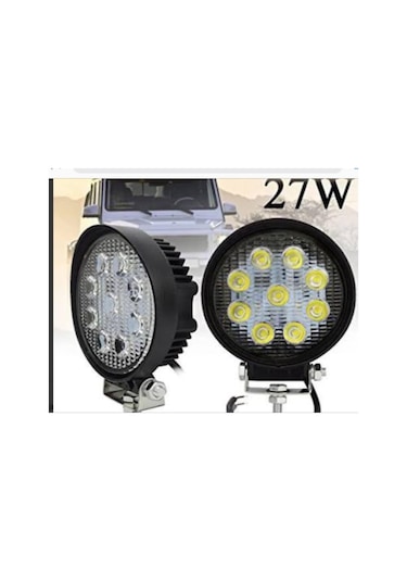 2 Adet 9 Led Off Road Sis Farı Sis Lambası Gemi Tekne Yat Farı