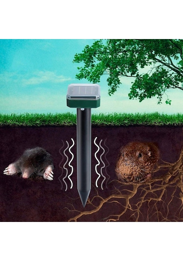 Hallow H33964S Ultrasonik Köstebek Kovucu Siyah