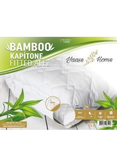 YAASE HOME BAMBU KAPİTONE FITTED ALEZ ( TEK KİŞİLİK )