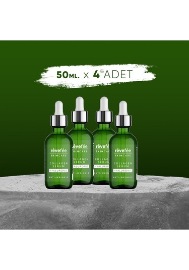 4'lü Kırışıklık Karşıtı Serum Kolajen - Hyalunorik Acit -collagen