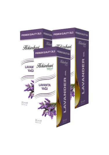 Hekimhan Bitkisel Lavanta Yağı 3 x 20 ML