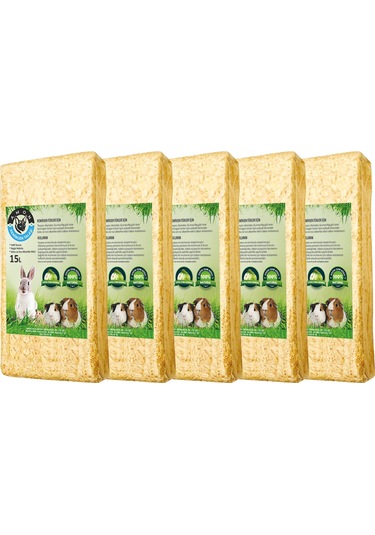 Doğal Elma Aromalı Tozsuz Kemirgen Talaşı 15 Lt. 5'li
