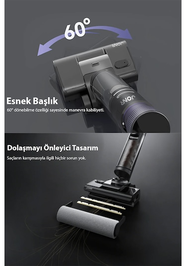 Jonr ED12 Pro Max 17.000pa Islak Kuru Dikey Süpürge