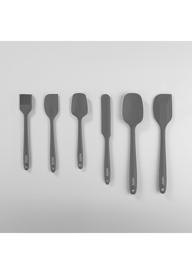 Lenora Gri 6 Parça Silikon Servis Takımı