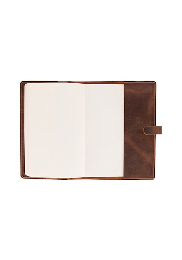 Bloom Quiet Edit Moccasin A5 Deri Kitap Defter Kılıfı