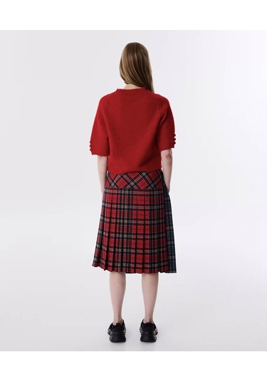 Twist Sloganlı Triko Kırmızı Kadın Kazak Tw6250050283 Kırmızı