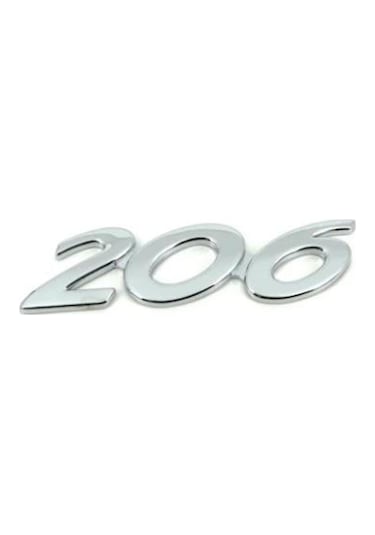 Bagaj Kapak Yazısı ( 206 ) Peugeot 206-206 Plus 1997- 8663Xv