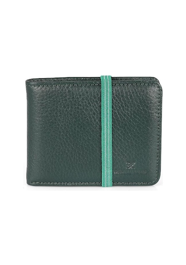 Daniel Klein Dkl0794-4 Gerçek Deriden Üretilme Yeşil Erkek Cüzdan&kartlık Yeşil