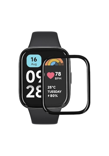 Xiaomi Redmi Watch 3 Active 1.83" Ekran Koruyucu 3d Kavisli Full