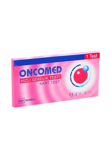 Oncomed Hızlı Gebelik Testi 1 Kart Test