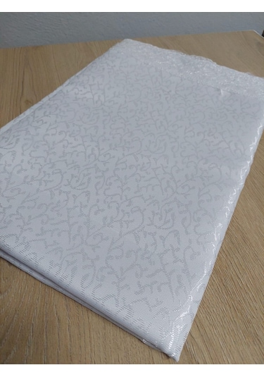 Gülce Dantelli Masa Örtüsü Beyaz 160x220