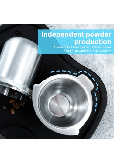 Wezone Breville 8 Serisi İçin 54mm 304 Paslanmaz Çelik Kahve Tozu Toplayıcı, Bağımsız Toz Verme, İki Kulaklı Tasarım, Profesyonel Kahve Aleti Diğer