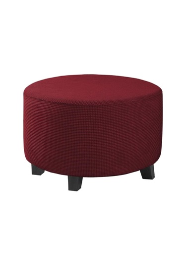 Bordo Streç Osmanlı Slipcovers  Oturma Odası İçin Kapakları Koruyun M