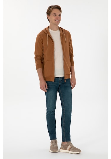 U.s. Polo Assn. Erkek Hırka Örme 50313748-vr233 Bisküvi