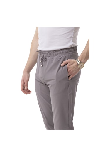 Monox Erkek Slim Fit Likralı Jogger Pantolon Gri