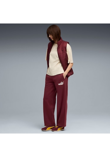 Puma Essentıals Nature 2.0 Comfort Logo Kadın Pantolon 688081 96 Kırmızı