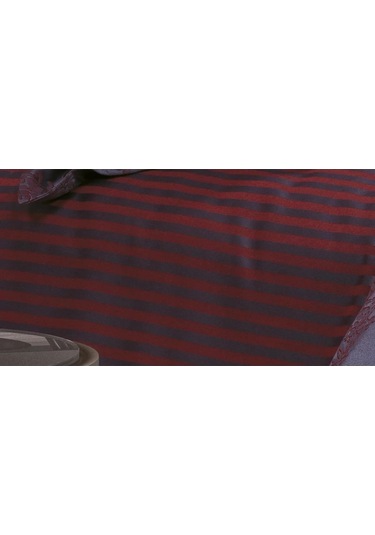 Tiara Bambu Jakar Kumaş Bordo Çift Kiş. Nevresim Takımı 6 Parça - 1194 Renkli