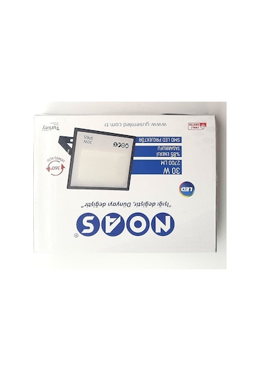 Noas 30 w Yeşil Led Projektör Bahçe Aydınlatma