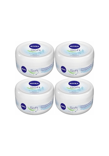 Nivea Soft Nemlendirici Bakım Kremi 4 x 200 ML