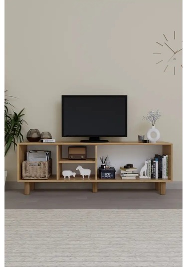 Bohem Serisi Safir Meşe Tv Ünitesi Safir Meşe