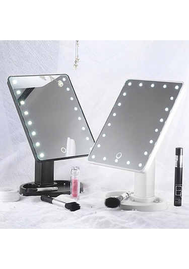 16 Led Işıklı Makyaj Aynası Beyaz