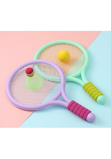 Trendooze Tenis Sunflower Raketi Maviyeni İçin Genç Eğitimi Başlayanlar Badminton Pv