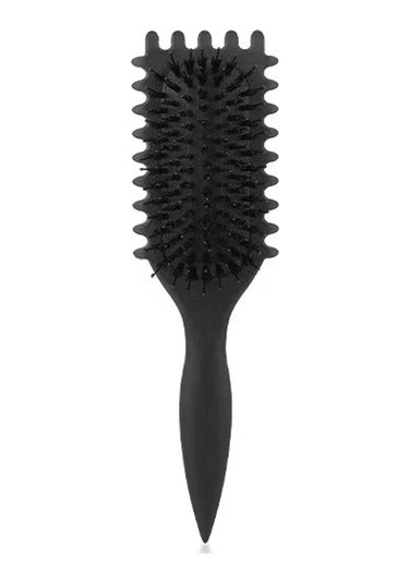 Joyhub Kabarık Şekillendirici Bukle Tarağı Hava Masaj Tarağı Siyah