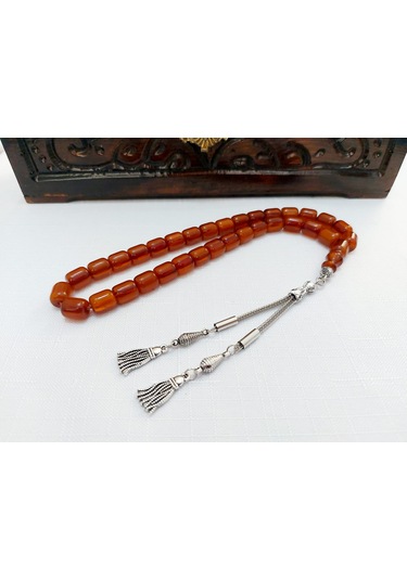 Omari Usta Oturtma İmame Harelı Alman Sıkma Kehribr Tsbh 9.5x11.5