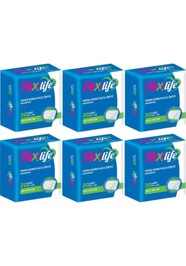 Flexi Life Hasta Alt Açma Yatak Koruyucu Örtü 60 90cm Klasik 180a