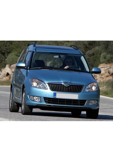 Skoda Roomster 11-15 Tekerlek Bijon Kapağı Siyah 5 Adet 1z0601173