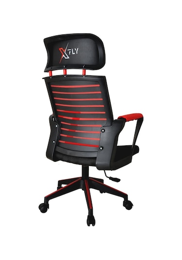 Xfly Plastik Ayaklı Oyuncu Koltuğu - Kırmızı File - 2395D0545