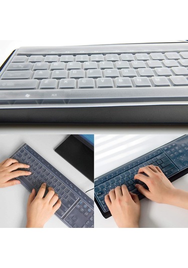 Klavye İçin 1 Adet Silikon Toz Kapağı