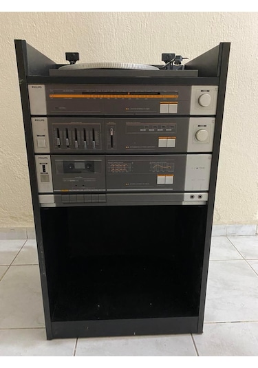 Philips F1340-60 052 Üç Katlı Pikaplı Müzik Seti