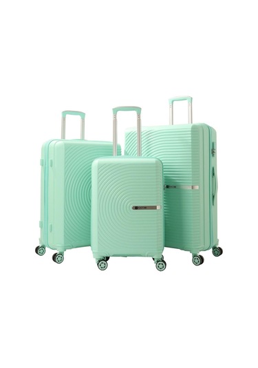 Mçs Üçlü Polipropilen Valiz Seti V374 S21yy1000006-set 00190 Mint Yeşili